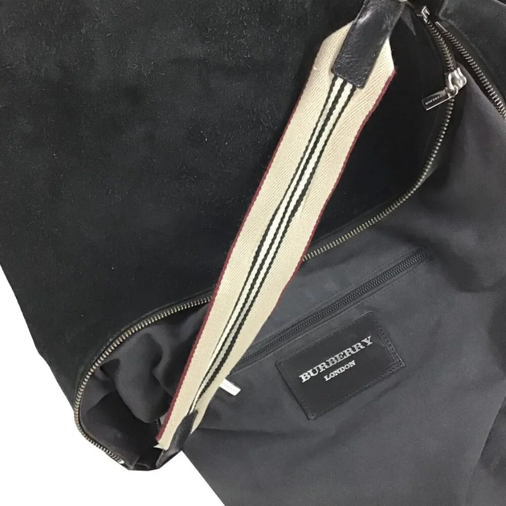 BURBERRY Hobo Large Suede/Leather Big Vintage Bag - Picture 14 of 16
